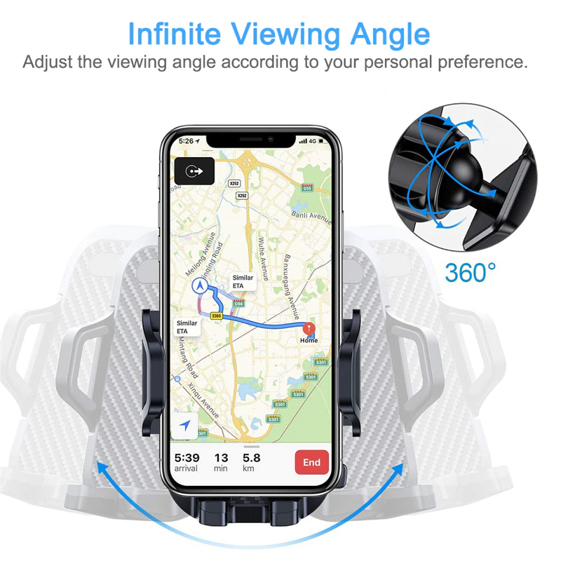 360° Universal Windshield Car Phone Mount