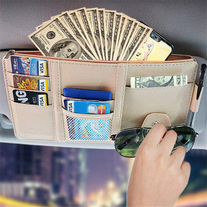 Premium Car Sun Visor Organizer