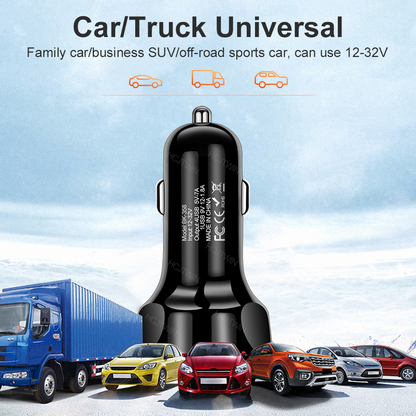4-Port USB Fast Car Charge