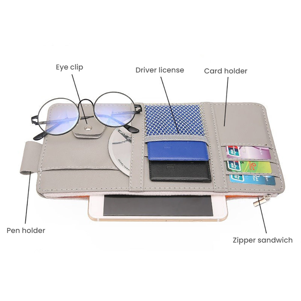 Premium Car Sun Visor Organizer